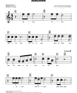Crescendo Music EZ Play Country Connection Songs Piano Manuscript