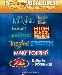 Crescendo Music 15 Disney Vocal Duets - Two Voices And Piano Accompaniment