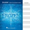 Hal Leonard Music Manuscript Book With Wide Staves - Frozen