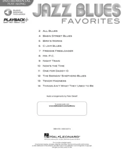 Crescendo Music Manuscript Jazz Blues Favorites Song Book For Alto Sax