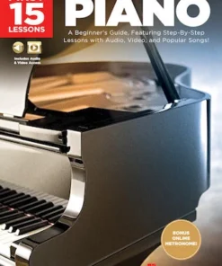 Crescendo Music Manuscript FIRST 15 LESSONS PIANO BK/OLM