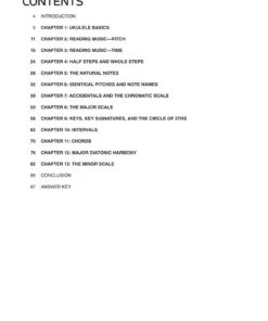 Crescendo Music Ukulele Theory Workbook Manuscript 9 Crescendo Music Ukulele Theory Workbook Manuscript