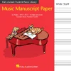 Hal Leonard Music Manuscript Book With Wide Staves For Children