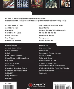 Hal Leonard Manuscript Really Easy Piano - The Beatles Collection