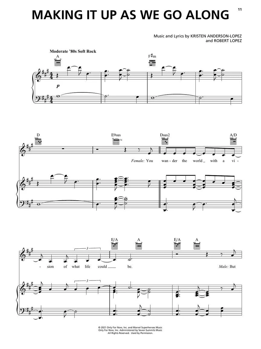 Crescendo Music WandaVision Manuscript 6 Crescendo Music WandaVision Manuscript