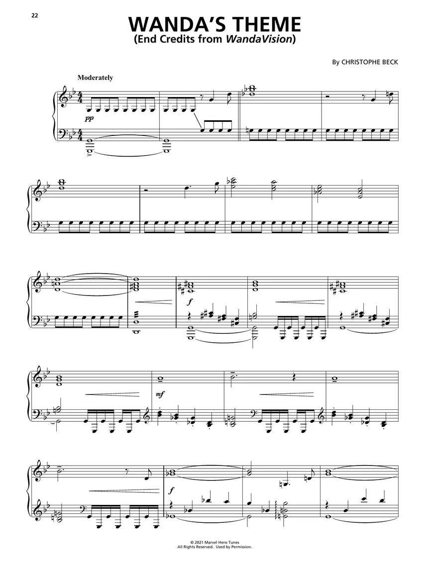 Crescendo Music WandaVision Manuscript 7 Crescendo Music WandaVision Manuscript