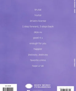 Hal Leonard Olivia Rodrigo - Sour Manuscript