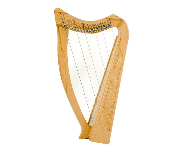 Crescendo Music Western Australia Standing Pixie Harp 19 String Carved Beechwood With Bag Folk & Native 3 Crescendo Music Western Australia Standing Pixie Harp 19 String Carved Beechwood With Bag Folk & Native