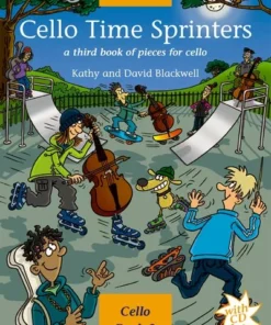 Crescendo Music Manuscript Cello Time Sprinters Book With CD