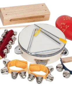 Crescendo Music Percussion Pack 9 Pieces With Bag