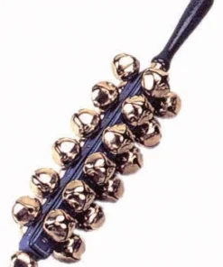 Crescendo Music 25 Sleigh Bells Handheld On Wooden Handle Percussion