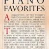 Crescendo Music The Library Of Piano Favourites - Piano Solo