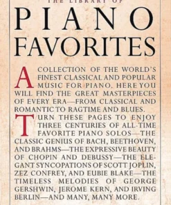 Crescendo Music The Library Of Piano Favourites - Piano Solo