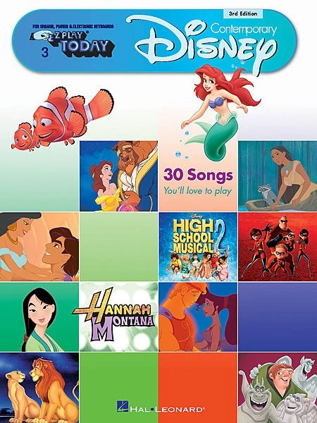 Hal Leonard Ez Play 3 Contemporary Disney 3 Hal Leonard Ez Play 3 Contemporary Disney