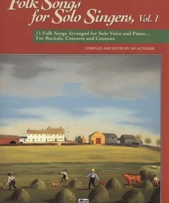 Crescendo Music Manuscript Folk Songs For Solo Singers Book 1: Medium Low