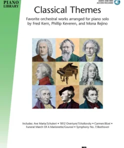 Crescendo Music Hal Leonard HLSPL Classical Themes With Audio Access Manuscript