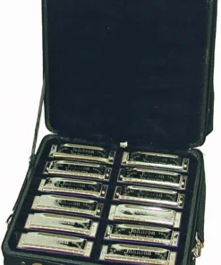 Crescendo Music Harmonica Set Of 12 Blues King