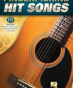 Crescendo Music Fingerpicking Hit Songs Guitar TAB Manuscript