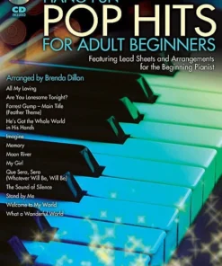 Hal Leonard Manuscript Piano Fun Pop Hits For Adult Beginners Book/Cd