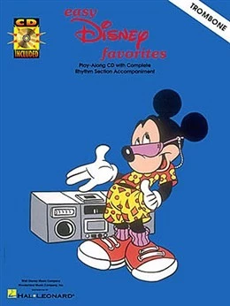 Hal Leonard Easy Disney Favourites Trombone Book / CD 3 Hal Leonard Easy Disney Favourites Trombone Book / CD