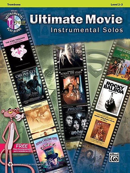 Alfred Ultimate Movie Instrumental Solos For Trombone With CD Manuscript 3 Alfred Ultimate Movie Instrumental Solos For Trombone With CD Manuscript