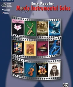 Crescendo Music Easy Popular Movie Instrumental Solos Trumpet Book & Online Audio