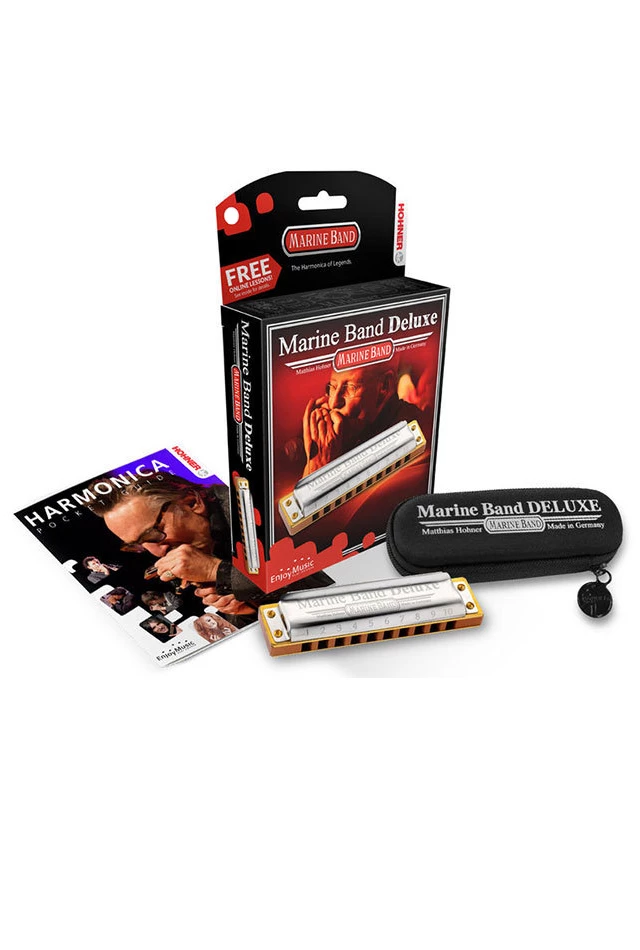 Hohner Marine Band Deluxe Harmonica 3 Hohner Marine Band Deluxe Harmonica