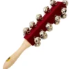 Crescendo Music Percussion 21 Sleigh Bells On Wooden Handle