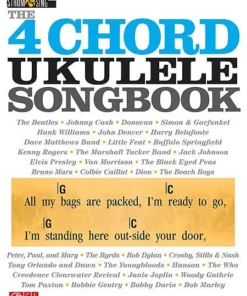 Crescendo Music 4 Chord Ukulele Songbook Strum & Sing