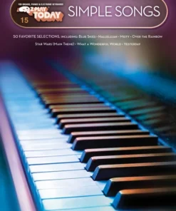 Crescendo Music Manuscript EZ Play Vol 015 Simple Songs