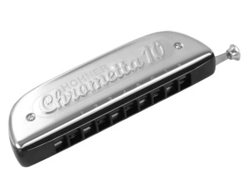 Hohner Chrometta 10 Chromatic Harmonica In The Key Of C 3 Hohner Chrometta 10 Chromatic Harmonica In The Key Of C