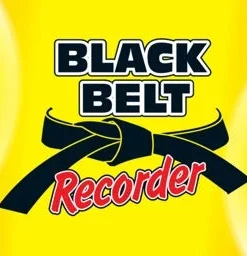 Crescendo Music Black Belt Recorder - Student Book With Audio