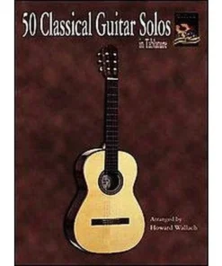 Crescendo Music 50 Classical Guitar Solos Manuscript