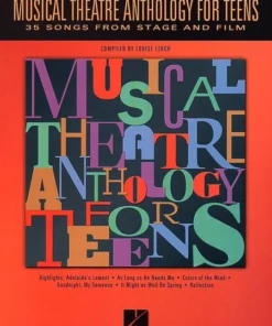Hal Leonard Musical Theatre Anthology For Teens - Young Women's Edition With Online Audio Manuscript