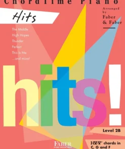 Hal Leonard ChordTime Piano Hits Level 2B By Faber Piano Adventures