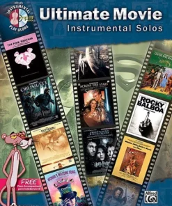 Alfred Ultimate Movie Instrumental Solos For Cello With CD Manuscript