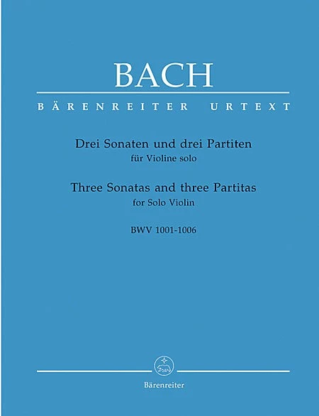 Crescendo Music Manuscript Bach - Three Sonatas And Partitas 3 Crescendo Music Manuscript Bach - Three Sonatas And Partitas
