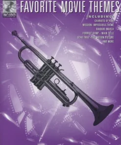 Hal Leonard Manuscript Favorite Movie Themes For Trumpet Book/ CD