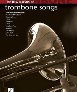 Hal Leonard Manuscript Big Book Of Trombone Songs