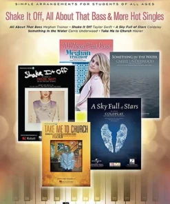 Hal Leonard Shake It Off, All About That Bass & More Hot Singles Manuscript