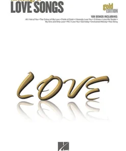 Hal Leonard Anthology Of Love Songs Gold Edition