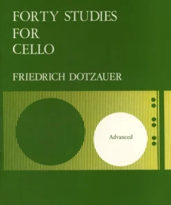 Crescendo Music Forty Studies For Cello By Dotzauer Manuscript