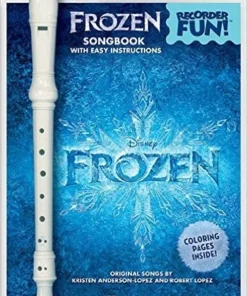 Crescendo Music Manuscript Frozen Recorder Fun Book Pack