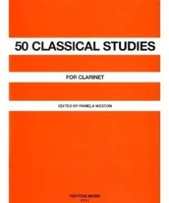 Crescendo Music 50 Classical Studies For Clarinet Pamela Weston