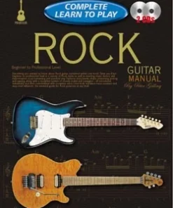 Progressive Books Manuscript Complete Learn To Play Rock Guitar Manual