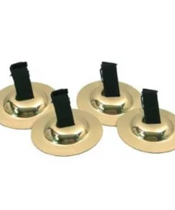 Crescendo Music Brass Finger Cymbals With Straps