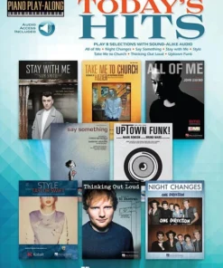 Crescendo Music Manuscript Today's Hits Piano Play Along V132