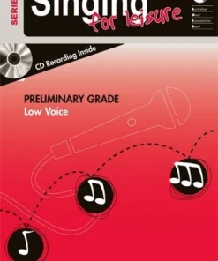 Crescendo Music Manuscript AMEB Singing For Leisure Series 1 Low Voice