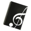 Crescendo Music Manuscript Book Large G Treble Clef Design