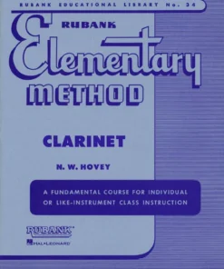 Crescendo Music Rubank Elementary Method - Clarinet